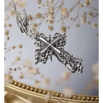 Sacina Gothic Cross Necklace for Unique Jewelry Lovers