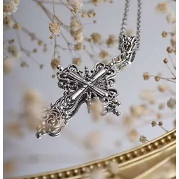 Sacina Gothic Cross Necklace for Unique Jewelry Lovers