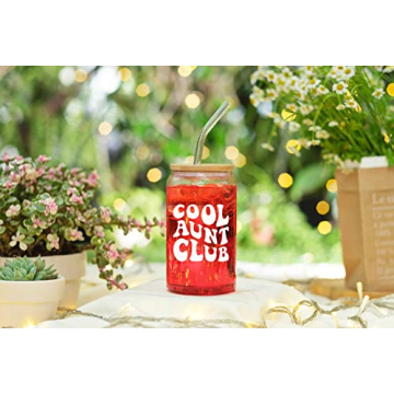 Cool Aunt Club Coffee Glass - Perfect Gift for Aunts