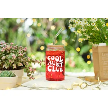 Cool Aunt Club Coffee Glass - Perfect Gift for Aunts