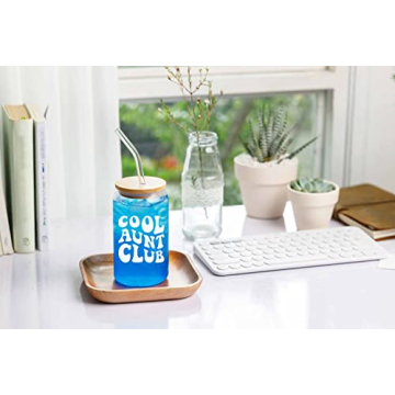 Cool Aunt Club Coffee Glass - Perfect Gift for Aunts