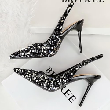 LUXINYU Women Elegant Pointed Toe High Heels Shoes