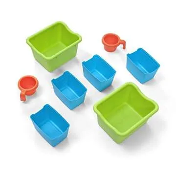 Step2 Jumbo Art Easel, Kids Activity Table, Double-Sided Art Board, Made of Durable Plastic, Includes Bins for Storage, For Toddlers 3+ Years Old