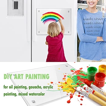 RAXMIN Magnetic Dry Erase Board for Fridge 15x11