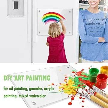 RAXMIN Magnetic Dry Erase Board for Fridge 15x11