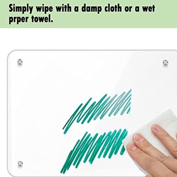 RAXMIN Magnetic Dry Erase Board for Fridge 15x11