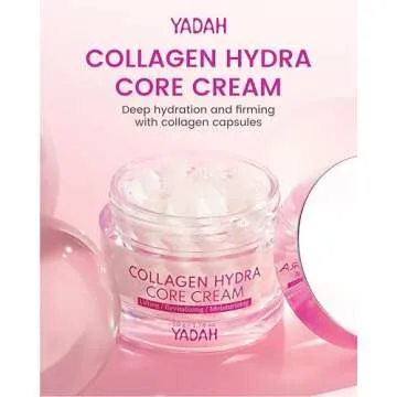 YADAH Collagen Hydra Core Cream (50g) - Hydration, Wrinkle Care, Firming Care, Low Molecular Collage...
