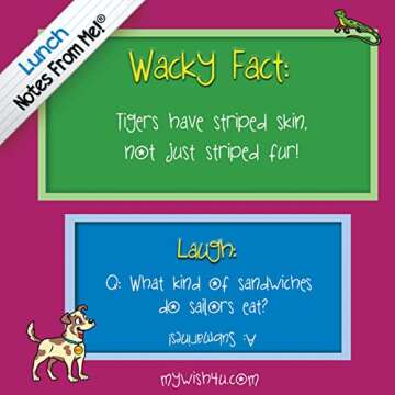 Fun 101 Lunch Box Notes for Kids with Wacky Facts