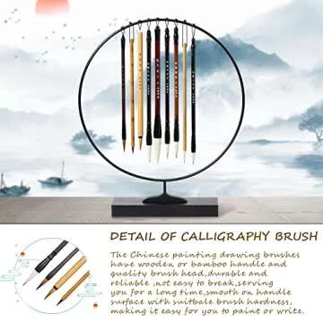 Corciosy Calligraphy Brushes Set for Beginners - Watercolor Art