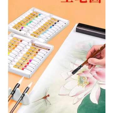 Corciosy Calligraphy Brushes Set for Beginners - Watercolor Art