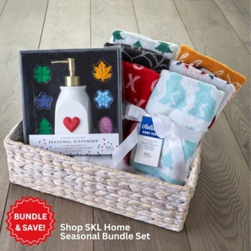 SKL Home Holiday Soap Dispenser with Magnetic Attachments - 8pc