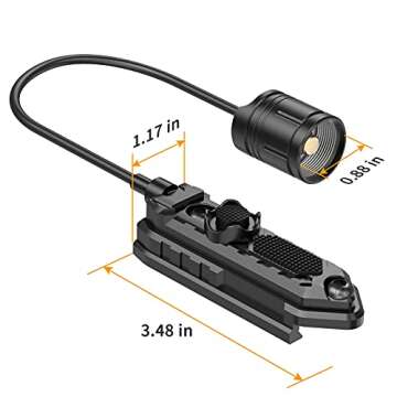 Feyachi PS-30 Pressure Switch for FL Series Compatible with M Lock and Picatinny Rail System