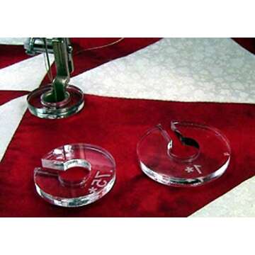 Westalee Design Ruler Foot Echo Guide Set of 3 - Precision Quilting Tools for Creative Expressions