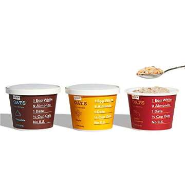 RXBAR, RX A.M. Oats, Variety Pack, 9ct, 2.18oz Cups, 9 Gluten Free Oatmeal Cups