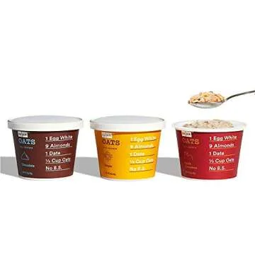 RXBAR, RX A.M. Oats, Variety Pack, 9ct, 2.18oz Cups, 9 Gluten Free Oatmeal Cups