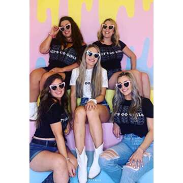 STORYCOAST Heart Shaped Sunglasses for Women Girls Ladies Vintage Goggle Mod Sun Glasses Shades