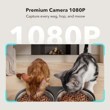 PETLIBRO Automatic Cat Feeder: 1080P HD with Camera & Two-Way Audio