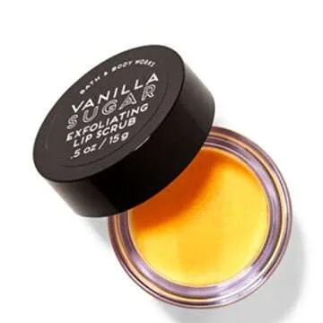 Bath and Body Works Vanilla Sugar Exfoliating Lip Scrub 0.5 oz / 15 g