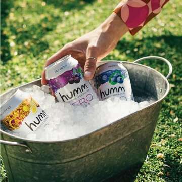 Humm Probiotic Kombucha Zero Sugar Variety Pack - 16 Cans
