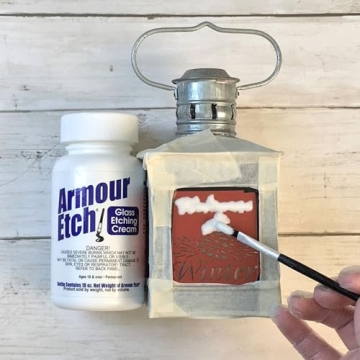 Transform Glass with Armor Etch Glass Etching Cream