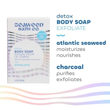 Luxurious Seaweed Exfoliate Detox Body Soap for All Skin Types