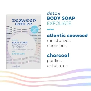 Luxurious Seaweed Exfoliate Detox Body Soap for All Skin Types