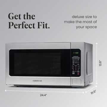 Farberware 1100W Microwave Oven for Apartments & Dorms