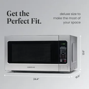 Farberware 1100W Microwave Oven for Apartments & Dorms