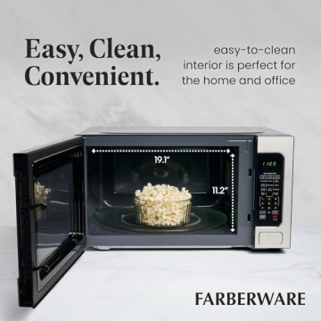 Farberware 1100W Microwave Oven for Apartments & Dorms