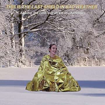 Emergency Blankets 5 Pack - Ultimate Survival Gear for All