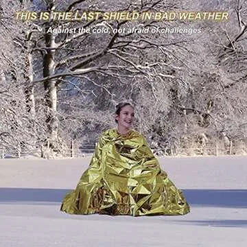 Emergency Blankets 5 Pack - Ultimate Survival Gear for All