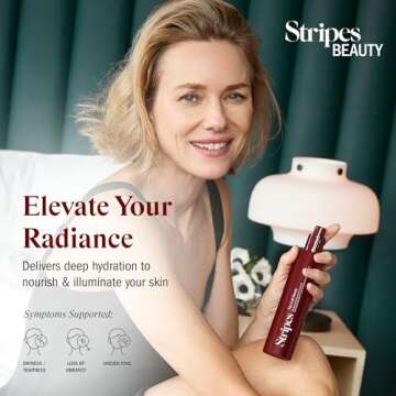 STRIPES Beauty Naomi Watts The Full Monty Post Shower Body Oil Brightens Hydrates With Squalane Vitamin C Improves Skin Softness Elasticity Dry Skin 3.7 Fl Oz