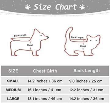 Pedgot 3 Pack Winter Dog Clothes Set Dog Hoodies with Pocket Dog Knitwear Sweater Dog Fleece Vest Pullover Dog Coat Cozy Dog Outfit Large