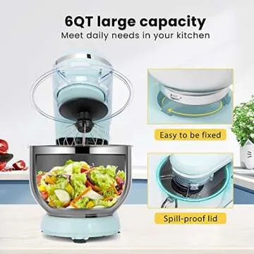 VIVOHOME 660W 10 Speed Stand Mixer - Ultimate Kitchen Helper