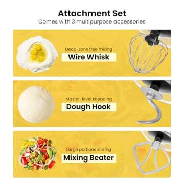 VIVOHOME 660W 10 Speed Stand Mixer - Ultimate Kitchen Helper