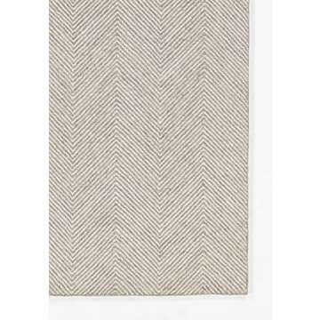 Momeni Charles Wool Hand Tufted Contemporary Indoor Area Rug, Taupe, 2' X 3'