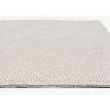 Momeni Charles Wool Hand Tufted Contemporary Indoor Area Rug, Taupe, 2' X 3'