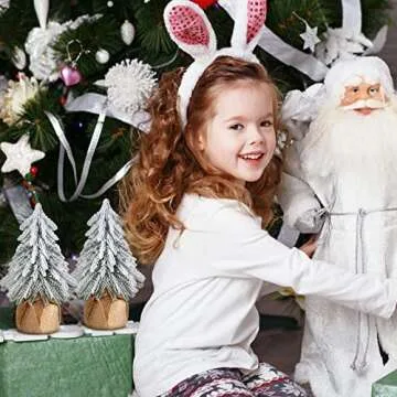 Zhanmai Mini Christmas Trees for Festive Decoration