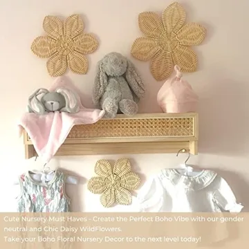 Charming Boho Baby Girl Nursery Wall Decor - Set of 3