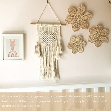 Charming Boho Baby Girl Nursery Wall Decor - Set of 3