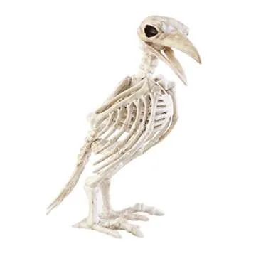 Crazy Bonez Skeleton Raven - Spooky Halloween Decoration