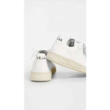 VEJA Women's V-10 Sneaker, Full White, 4