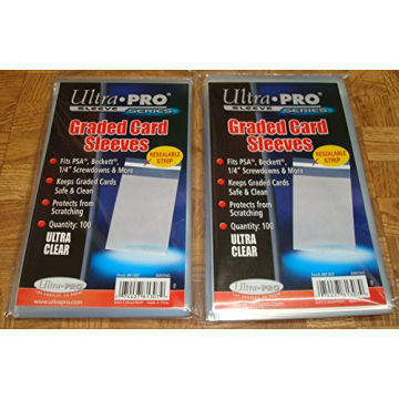 Ultra Pro Graded Card Sleeve Packs - 200 Total for Your Collectibles