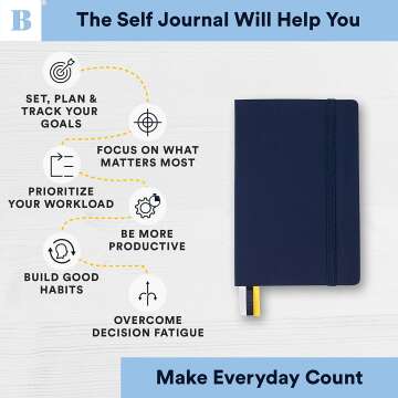 Self Journal by BestSelf for Goal Achievement and Planning