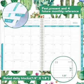 2025-2026 Monthly Planner/Calendar - Monthly Planner 2025-2026, July 2025 - December 2026, 9" x 11", Monthly Calendar 2025-2026 with Tabs, Note Pages, Holidays, Back Pocket