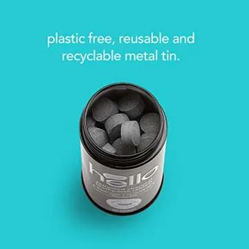 Hello Activated Charcoal Eco-Friendly Toothpaste Tablets 60 Tablets