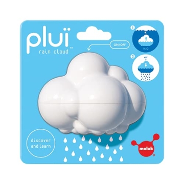 MOLUK Plui Rain Cloud Tub Toy - Educational and Fun Bath Toy for Kids