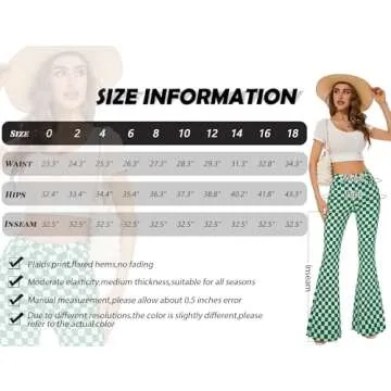 Shop Odefou Plaid Flare Jeans for Women - Stylish Comfort