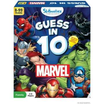 Skillmatics Marvel Guess in 10 Card Game