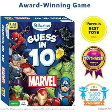 Skillmatics Marvel Guess in 10 Card Game